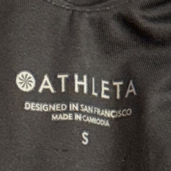 Athleta Freestyle Longline Camo Sports Bra Black‎ Size Small - Picture 6 of 6